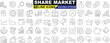 © Arafat - Share Market, 60 editable stroke line icons, financial elements, high quality vector. Ideal for web, apps, infographics