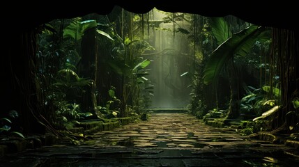 Wall Mural - jungle in the jungle Photographic Capture UHD WALLPAPER
