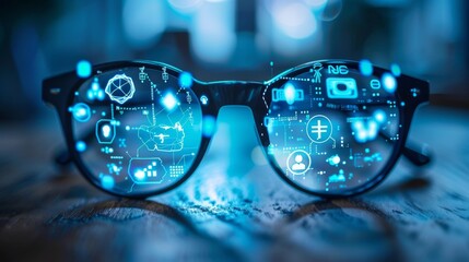 Technology Icons Glasses
