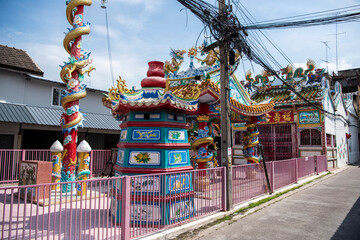 Canvas Print - THAILAND CHONBURI MUEANG CHINESE TEMPLE