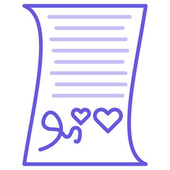 Sticker - Wedding Certificate Icon