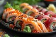 © Wellyan - Sushi. Japanese food. Generative AI