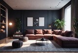 Fototapeta Uliczki - modern living room
