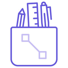 Sticker - Pencil Case Icon