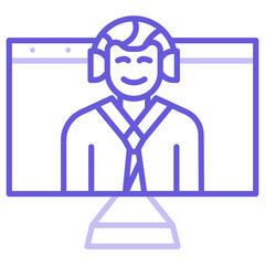 Sticker - Online Service Icon