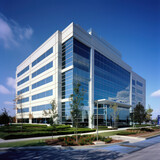 Fototapeta  - Mississauga, ON, Canada - May 14, 2022: Compass Group Canada office building in Mississauga, ON, Canada . Compass Group plc is a British multinational contract foodservice company.