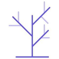 Sticker - Dry Tree Icon