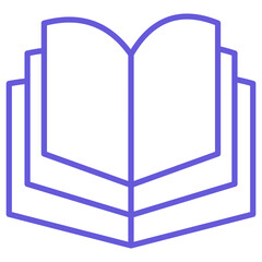 Sticker - Open Book Icon