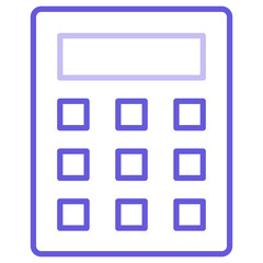 Canvas Print - Calculator Icon