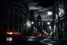 Madrid De Noche Tipo Cómic