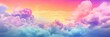 abstract colorful background pink sky with clouds