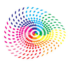 Wall Mural - Pride month icon. Rainbow symbol. Diversity representation.