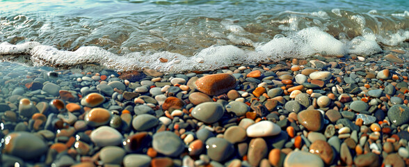 Canvas Print - Sea, Nature is bright, beautiful and amazing.