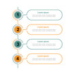 © Haris - 4 step vertical vector infographic element