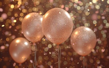 A group of diverse individuals releasing a bunch of colorful balloons into the sky, creating a vibrant and joyful scene