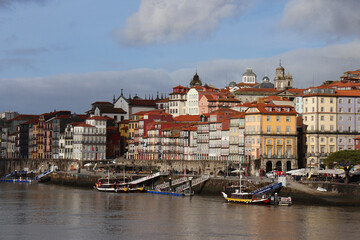 VIEW OVER THE OLD TOWN OF PORTO, PORTUGAL 