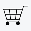 © creativestockpro - Shopping Cart Icon. Shopping cart illustration for web, mobile apps. Shopping cart trolley icon vector. Trolley icon. Vector illustration. Eps file 382.