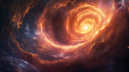 Wall Mural - Radiant Spiral Galaxy Core