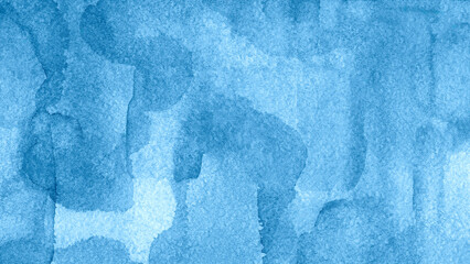 Poster - Blue watercolor abstract texture background as a template, page, website page or web banner