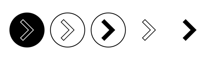 Wall Mural - arrow icon set. arrow symbol. arrow sign for your web design.