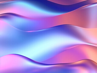 Wall Mural - Blue and Pink Background With Wavy Lines