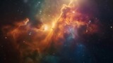 Fototapeta Kosmos - Stellar Wonders Unveiled: Radiant Nebulae, Sparkling Star Clusters, and the Enigmatic Beauty of the Cosmos