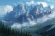 Mountain background 