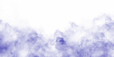 Wall Mural - abstract design with blue color smoke fog on isolated background. marble texture background fog and 
