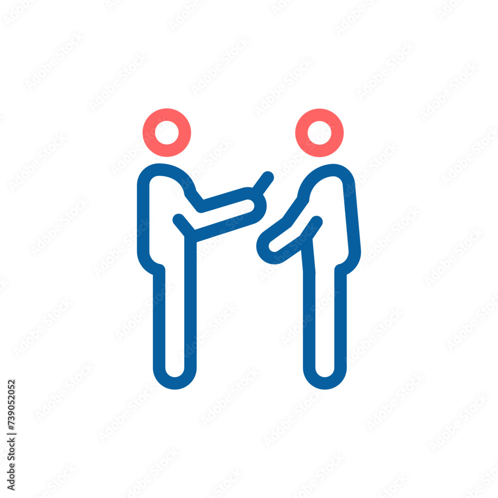 Journalitix Icon Journalistic Interview Vector Icon: Character with Microphone ...