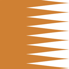 Wall Mural - abstract geometric repeatable bronze corner wave line pattern.