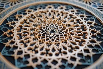 Aufkleber - image showcasing intricate Islamic geometrical patterns for Ramadan.