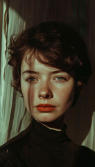 Vintage Vogue: 1960s Woman in Classic Portrait Photography
