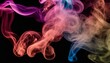  Vibrant smoke artistry in motion