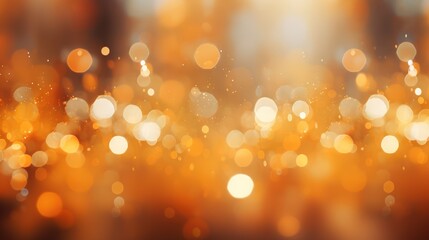 A mesmerizing abstract orange bokeh background