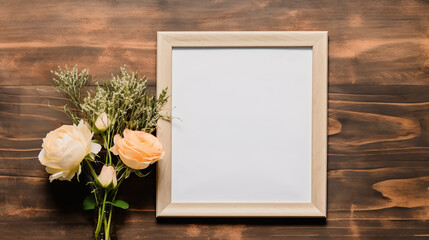 Wall Mural - frame mockup