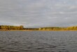 Summer fishing on the Rybinsk reservoir, nature.