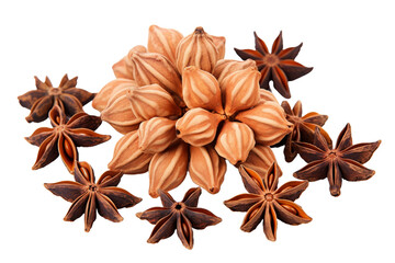 Wall Mural - Anise on transparent background, Png format.