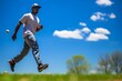© Daria - Group of young people enjoying a game of baseball on a bright, sunny day in the park