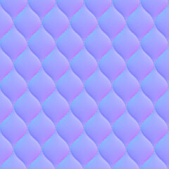 Wall Mural - normal map with wave pattern (Perfect seamless pattern)