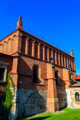 Canvas Print - The Old Synagogue in historic Jewish Kazimierz district Krakow, Poland