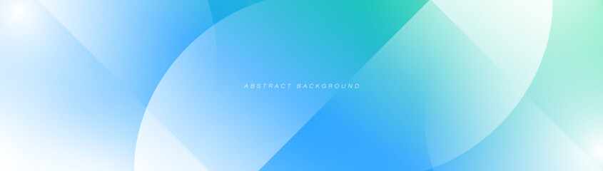 Fototapete - Abstract white and blue geometric curve background. Modern minimal trendy shiny lines pattern. Vector illustration