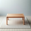 Scandinavian solid wood coffee table