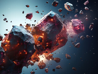 Wall Mural - International asteroid day