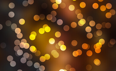 Wall Mural - abstract golden background bokeh holiday cover page design