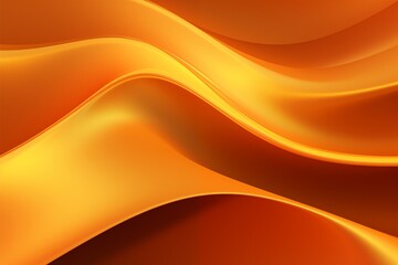 Canvas Print - Golden wave gradient background. Goldy banner.