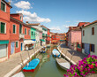 The houses in Burano
