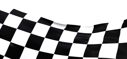 Wall Mural - Black and white flag