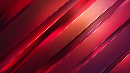 Wall Mural - garnet color with templates metal texture soft lines tech gradient abstract diagonal background