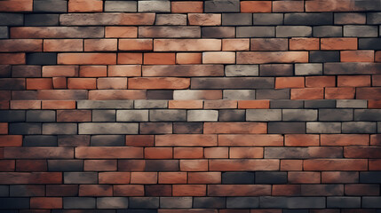 Panoramic brick wall texture background Brick wall texture for indoor or outdoor design background