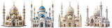 Fototapeta Kosmos - Mosque Ramadan Hyperrealistic Highly Detailed Isolated On Transparent Background Png File